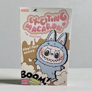 Authentic POP MART Macaron Vinyl Face labubu blind box
